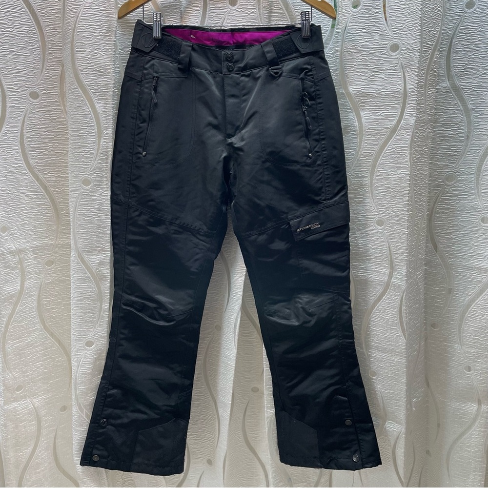 Sunice Stormpack Ski Pants Women XS Black Good Insulated Snowboard Snow Pants‎